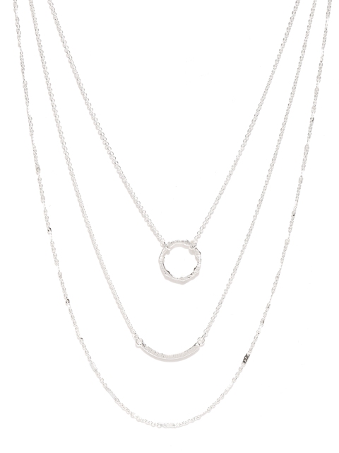 

Accessorize Silver-Toned Layered Necklace
