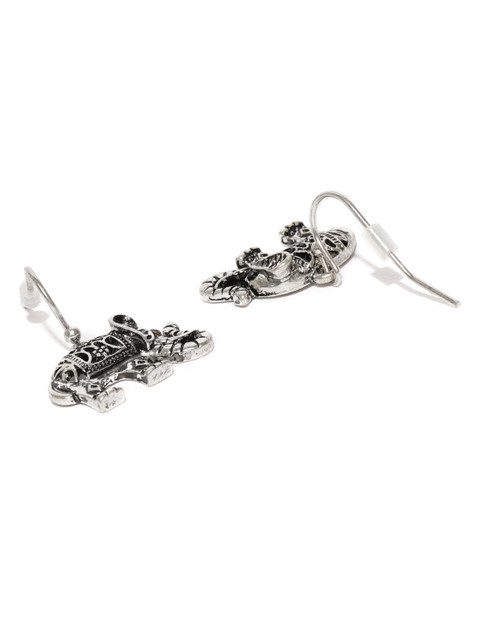 

Accessorize Silver-Toned Animal Shaped Drop Earrings