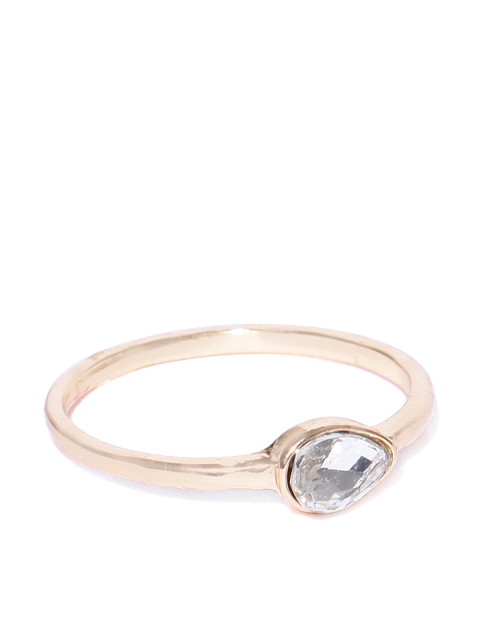 

Accessorize Gold-Toned Stone-Studded Finger Ring