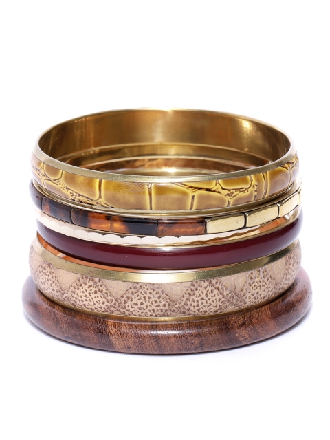 

Accessorize Brown Metal Bangle-Style Bracelet