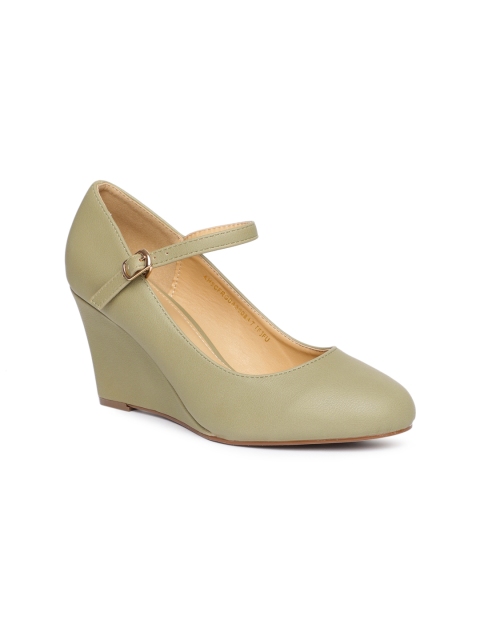 

Allen Solly Women Green Solid Wedge Heels
