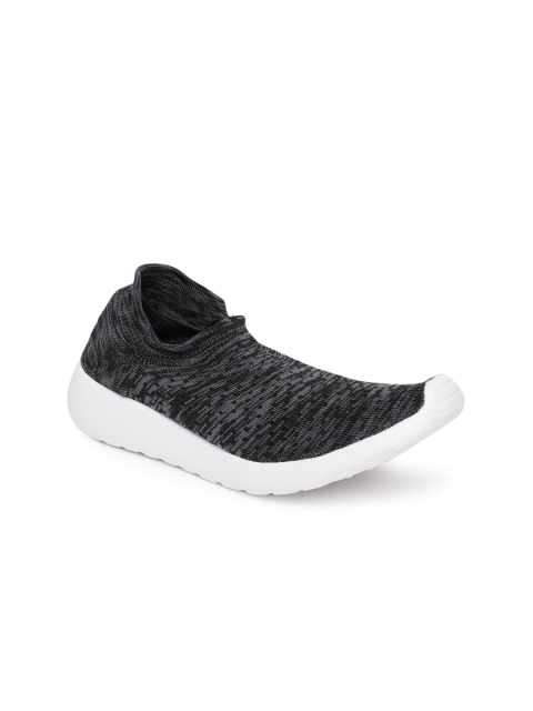 

Allen Solly Women Grey & Black Slip-On Sneakers