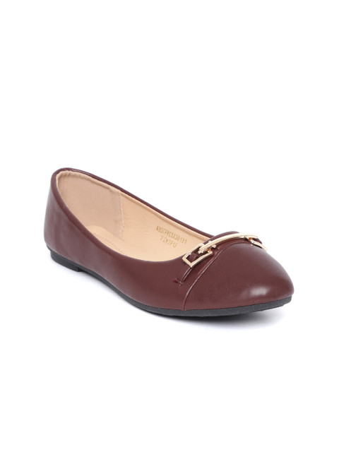 

Allen Solly Women Burgundy Solid Ballerinas
