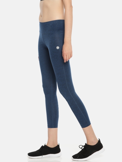 

Proline Active Women Teal Blue Solid Performance Cropped Tights