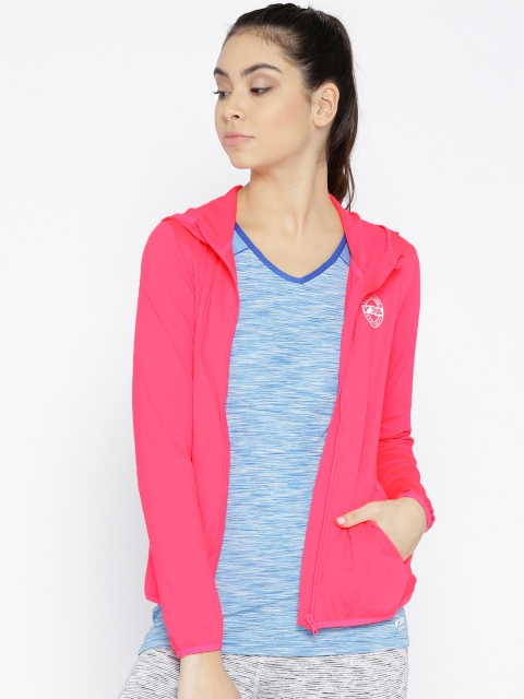 

U.S. Polo Assn. Women Pink Solid Hooded Sweatshirt