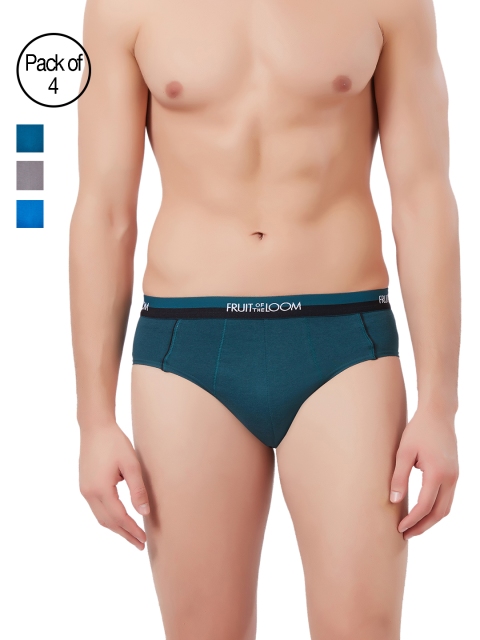 

Fruit of the loom Men Pack Of 4 Briefs MHB03-4P-C5, Multi