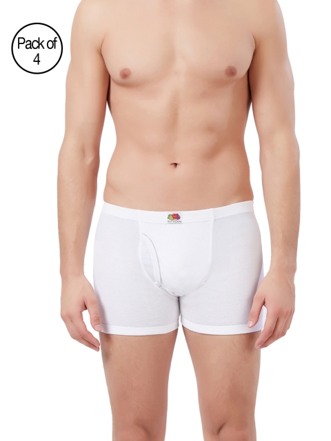 

Fruit of the Loom Pack of 4 Trunks MBB04-4P, White