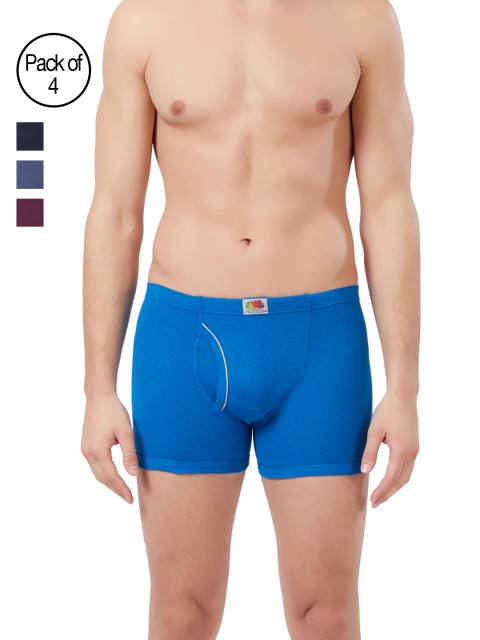 

Fruit of the loom Men Pack of 4 Boxer Briefs MBB04-4P-C4, Blue