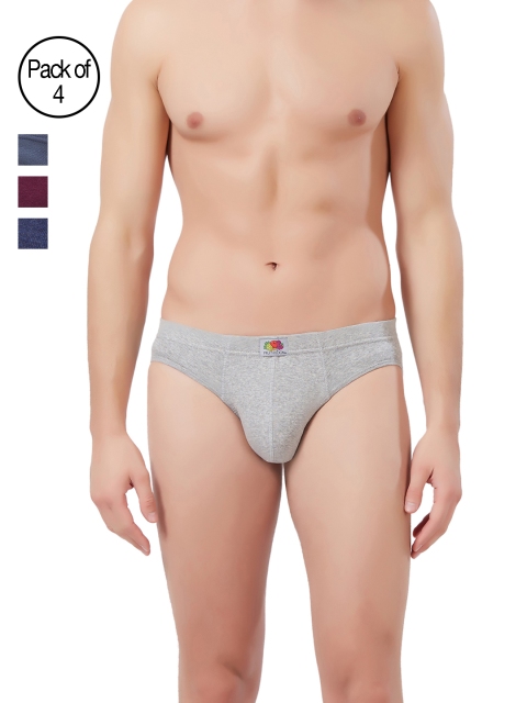 

Fruit of the loom Men Pack of 4 Basic Briefs MHB02-4P-C1, Blue