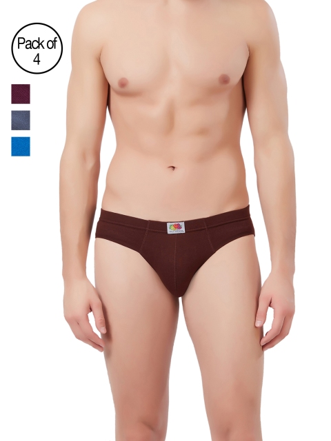 

Fruit of the Loom Men Pack of 4 Multicoloured Briefs MHB02-4P-C3, Multi