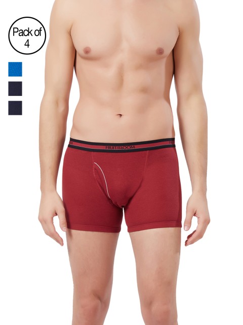 

Fruit of the Loom Pack of 4 Trunks MBB02-4P, Multi