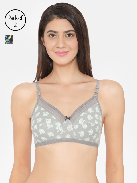 

Clovia Pack Of 2 Bra, Teal