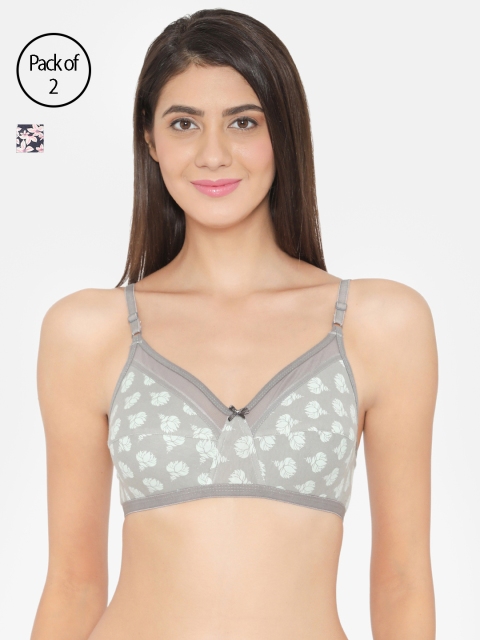 

Clovia Pack Of 2 Bra, Navy blue