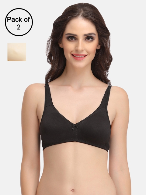 

Clovia Pack Of 2 Bra, Black