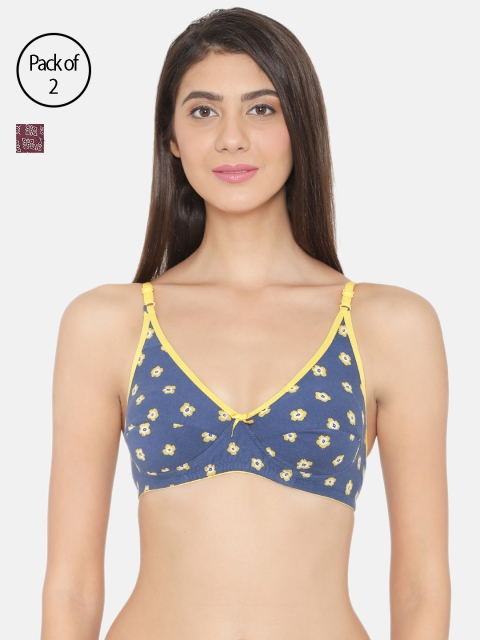 

Clovia Pack Of 2 Bra, Yellow