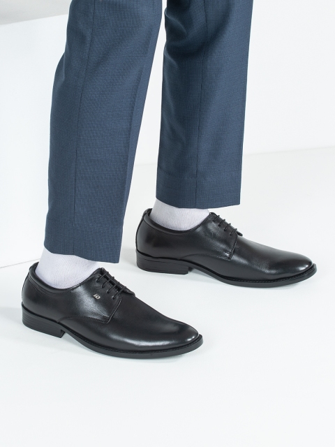 

ID Men Black Formal Leather Derbys