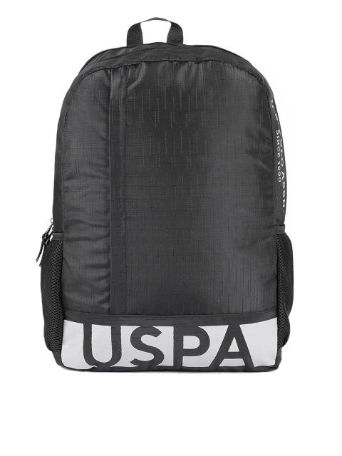 

U.S. Polo Assn. Men Black Solid Backpack