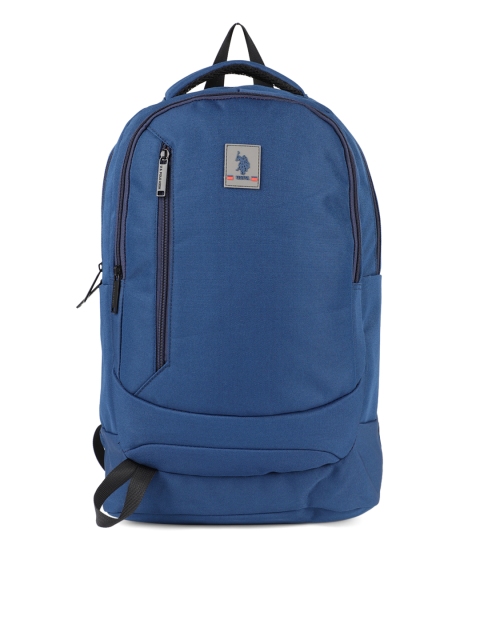 

U.S. Polo Assn. Men Navy Blue Solid Backpack