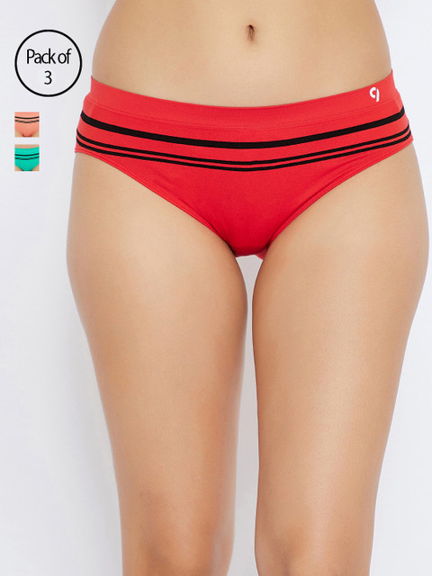 

C9 AIRWEAR Women Pack of 3 Hipster Briefs PZ1117, Assorted