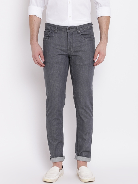 

Blackberrys Men Grey Slim Fit Low-Rise Clean Look Stretchable Jeans