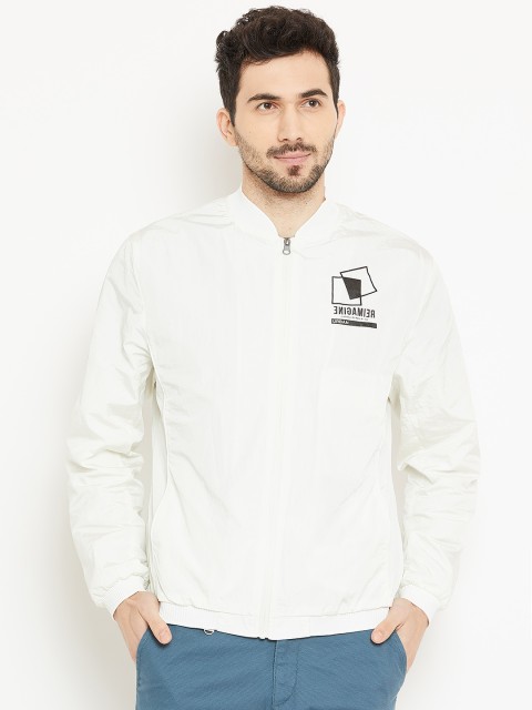 

Blackberrys Men White Solid Bomber