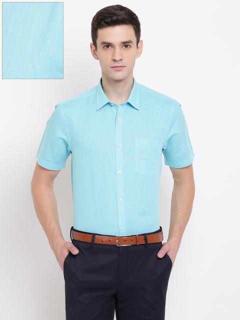 

Blackberrys Men Blue Slim Fit Solid Formal Shirt