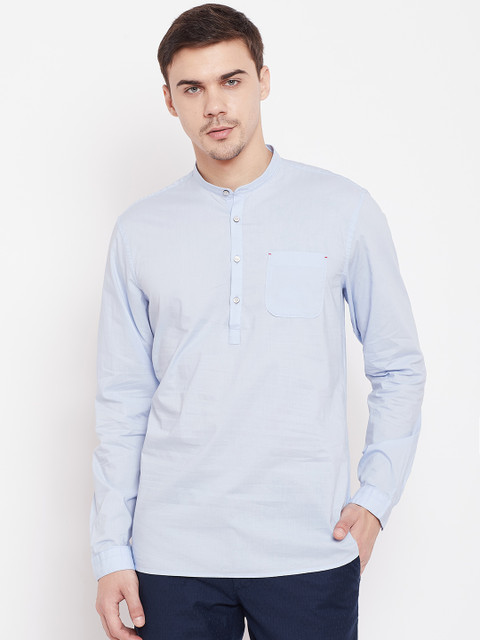 

Blackberrys Men Blue Slim Fit Solid Casual Shirt