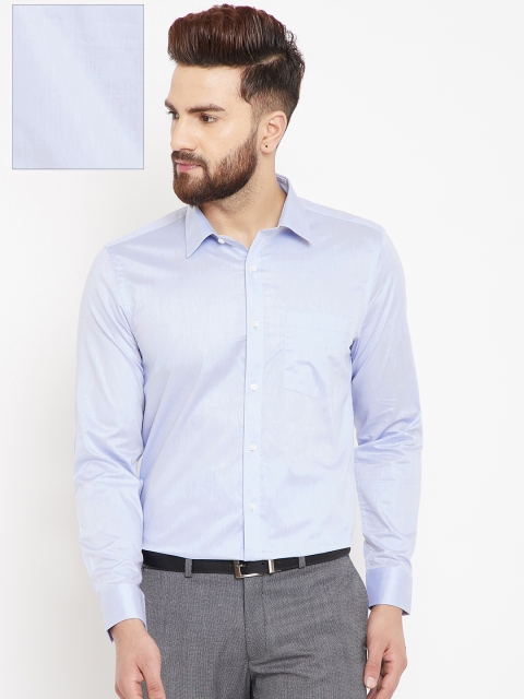 

Blackberrys Men Blue Slim Fit Solid Formal Shirt