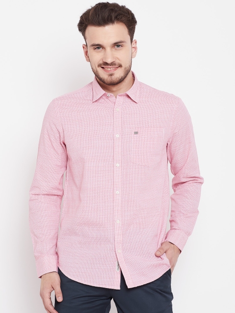 

Blackberrys Men Red Slim Fit Self Design Casual Shirt