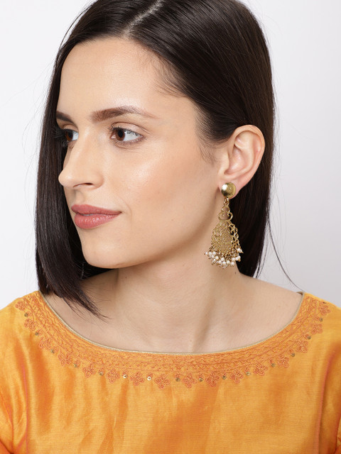 

Fida Gold-Toned Classic Drop Earrings