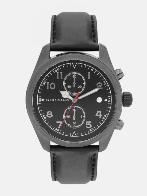 

GIORDANO Men Black Analogue Watch