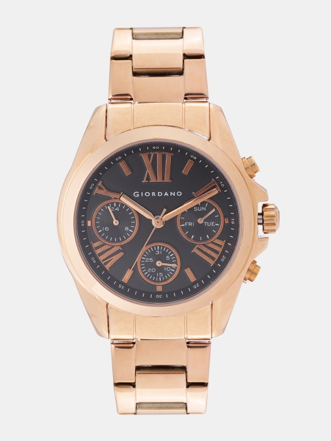 

GIORDANO Men Black Analogue Watch 1718-44