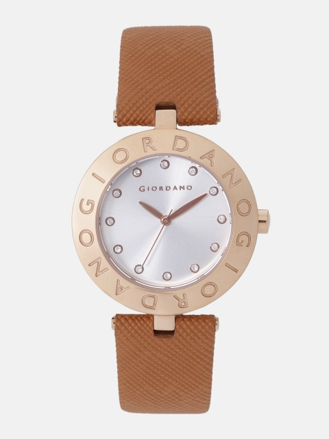 

GIORDANO Women Silver-Toned Analogue Watch