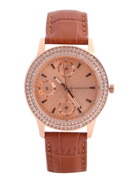 

GIORDANO Women Rose Gold Analogue Watch A2035