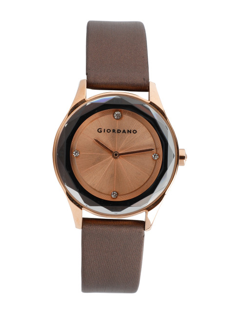 

GIORDANO Women Brown Analogue Watch 2610-04X