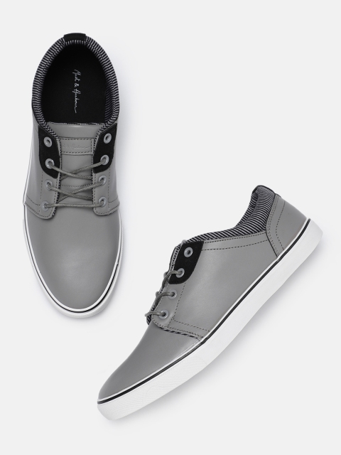 

Mast & Harbour Men Grey Sneakers