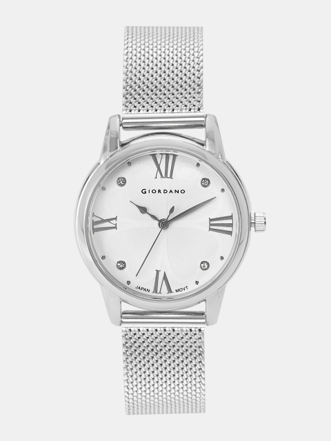 

GIORDANO Women Silver-Toned Analogue Watch C2085-11