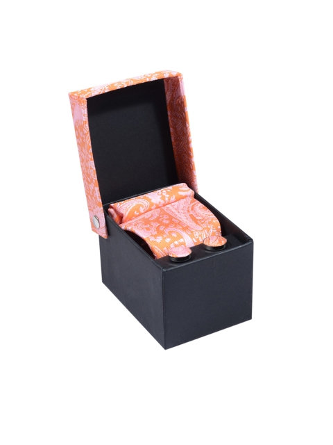 

Tossido Men Orange, Pink & Silver-Toned Accessory Gift Set