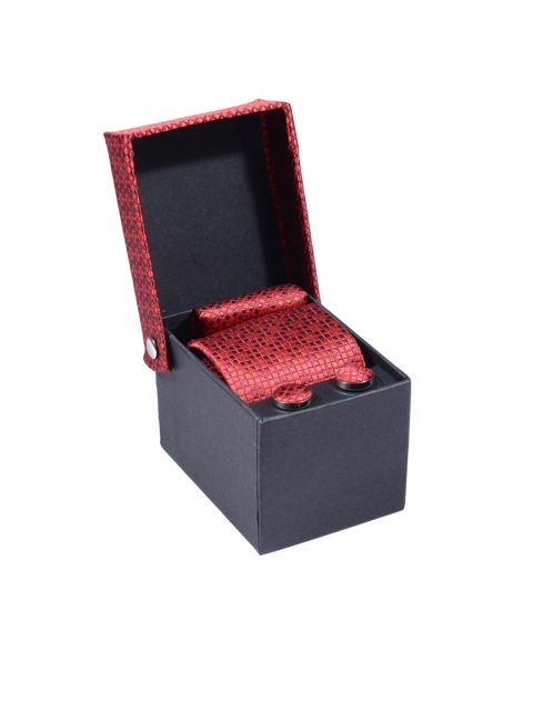 

Tossido Men Red Accessory Gift Set