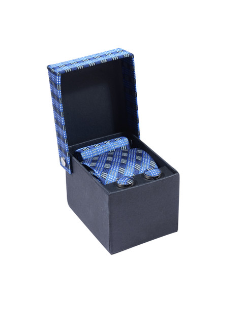 

Tossido Men Blue & Grey Accessory Gift Set