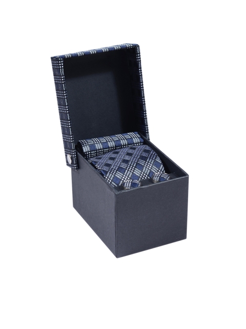 

Tossido Men Blue & Grey Accessory Gift Set