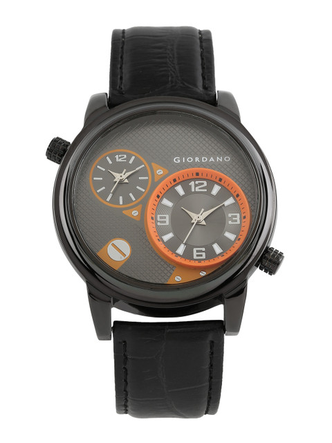 

GIORDANO Men Grey Dual Dial Watch 60058 DTL