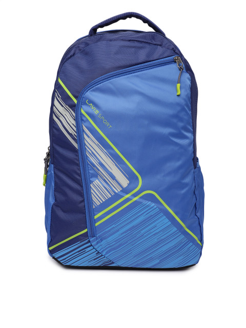 

Lavie Women Blue Printed Backpack