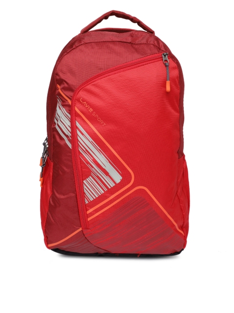 

Lavie Women Red Printed Backpack