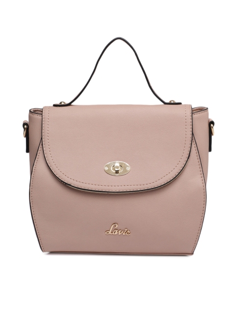 

Lavie Pink Solid Satchel