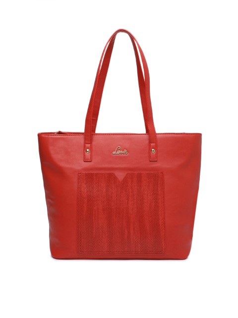 

Lavie Red Solid Shoulder Bag