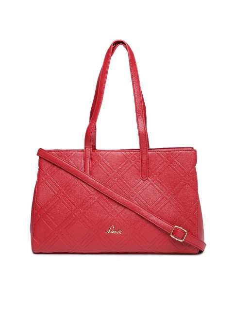 

Lavie Red Textured Shoulder Bag