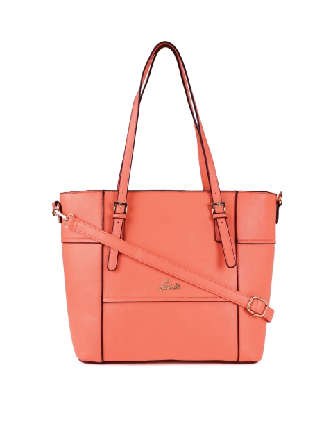 

Lavie Peach-Coloured Solid Shoulder Bag