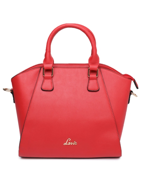 

Lavie Red Solid Handheld Bag