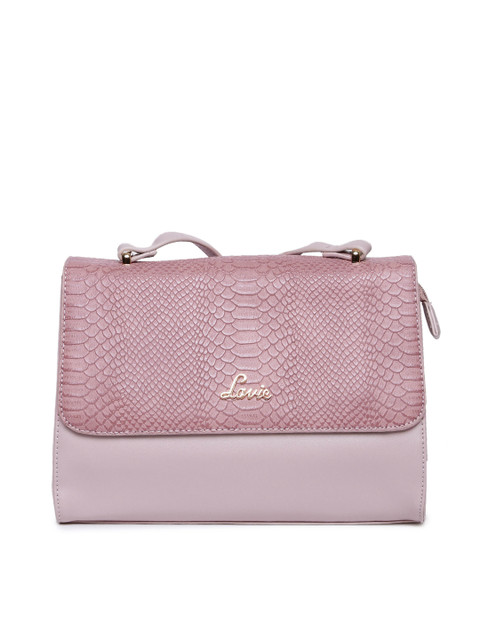 

Lavie Pink Textured Sling Bag